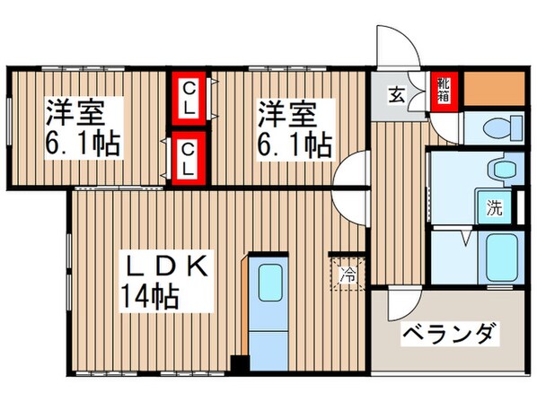 Casamento　la　felicitaの物件間取画像